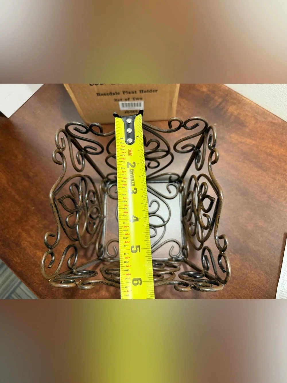 Southern Living at Home, Rosedale Plant Holder, 2pc set, # 40400, NIB Retired